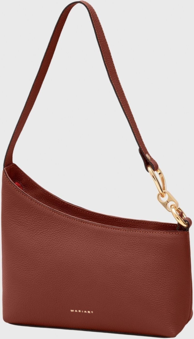 Bolsa Shoulder Couro Mariart Lírio Terracota