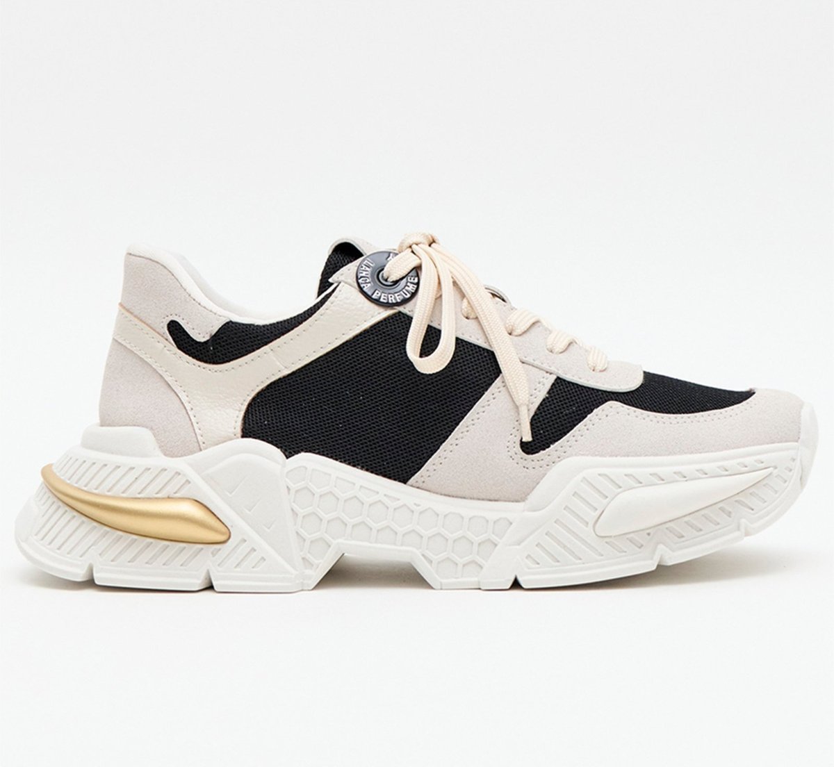 Tênis Easy Lança Perfume Chunky Cuts Ou26 Off White Feminino