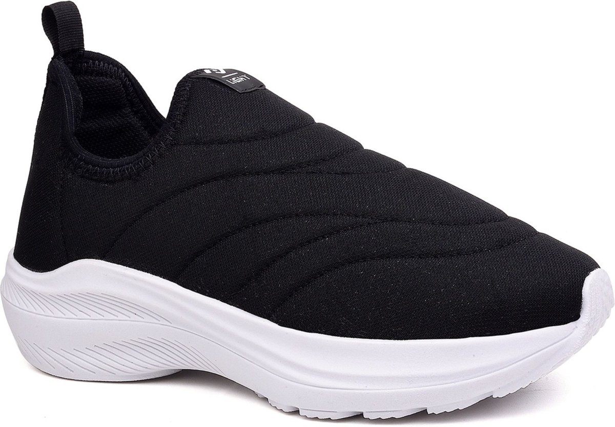 Infantil - Tenis Menino e Menina Calce Facil Preto e