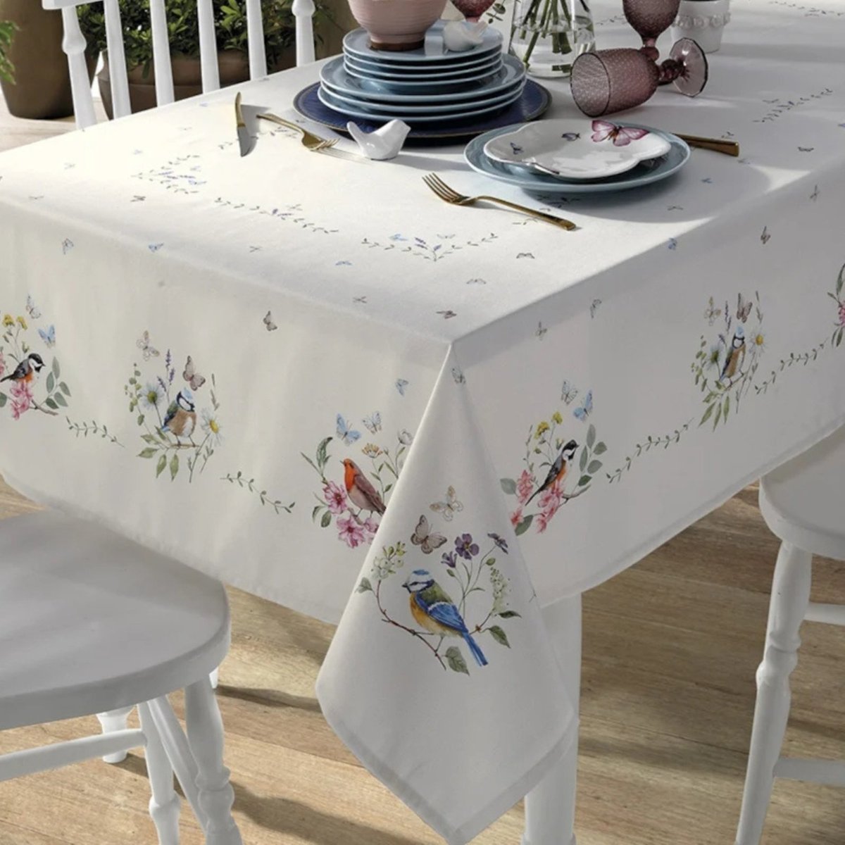 Imagem principal Toalha Mesa 4 Lugares Dohler Impermeavel Jardim bege Dohler bege