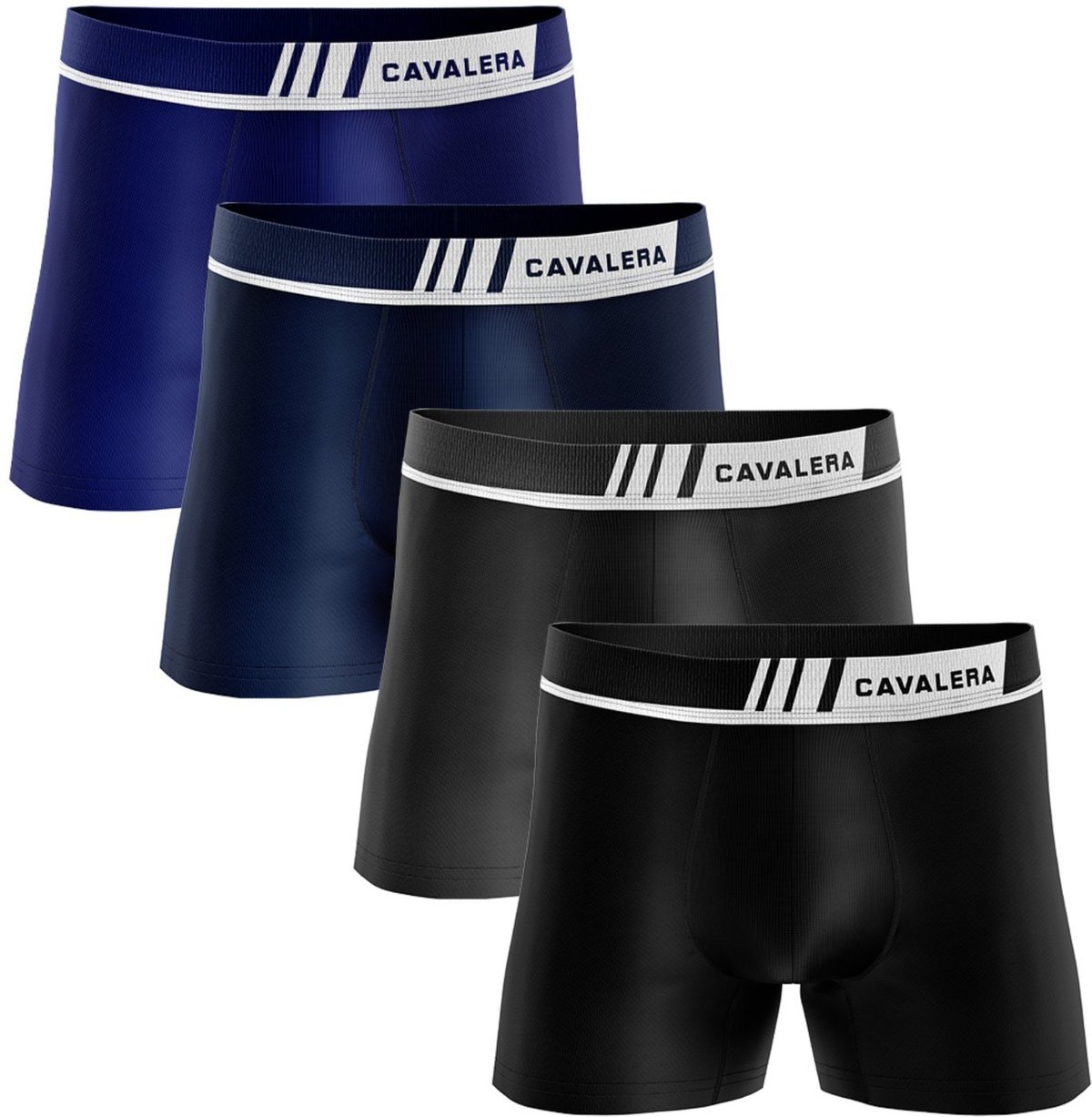 Kit 4 Cuecas Boxer Cavalera Microfibra Sem Costura Box Bird