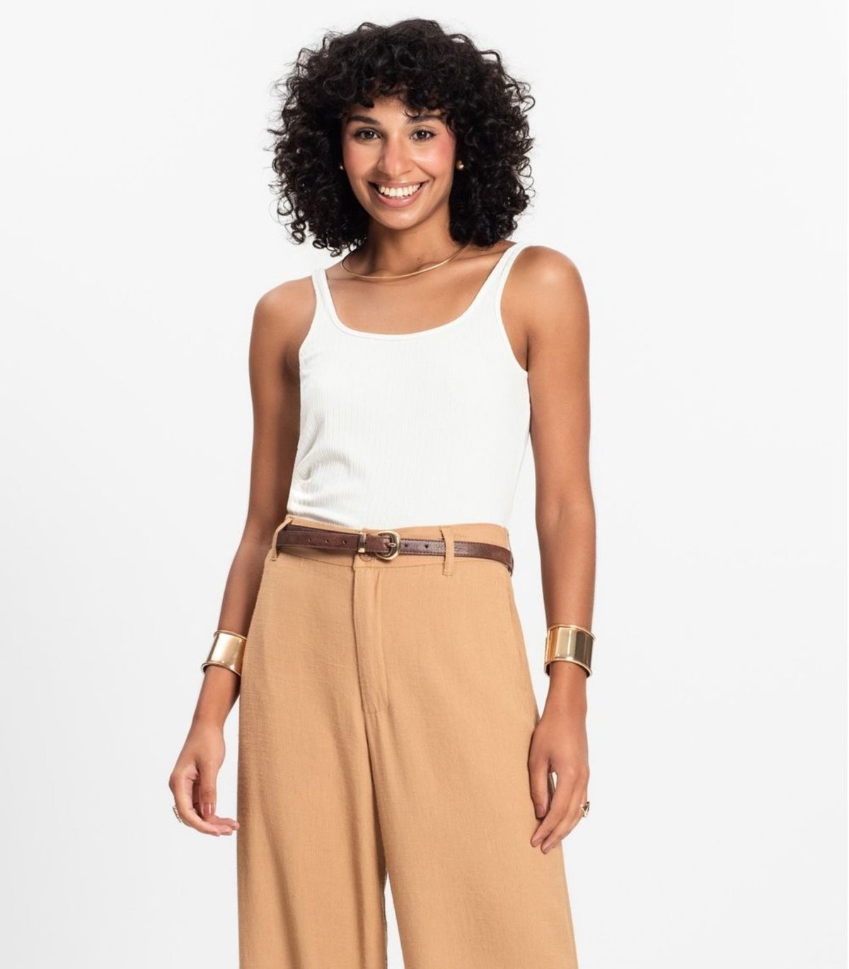 Imagem principal Regata em Ribana Canelada Rovitex Rovitex Básicos preto Rovitex Básicos preto