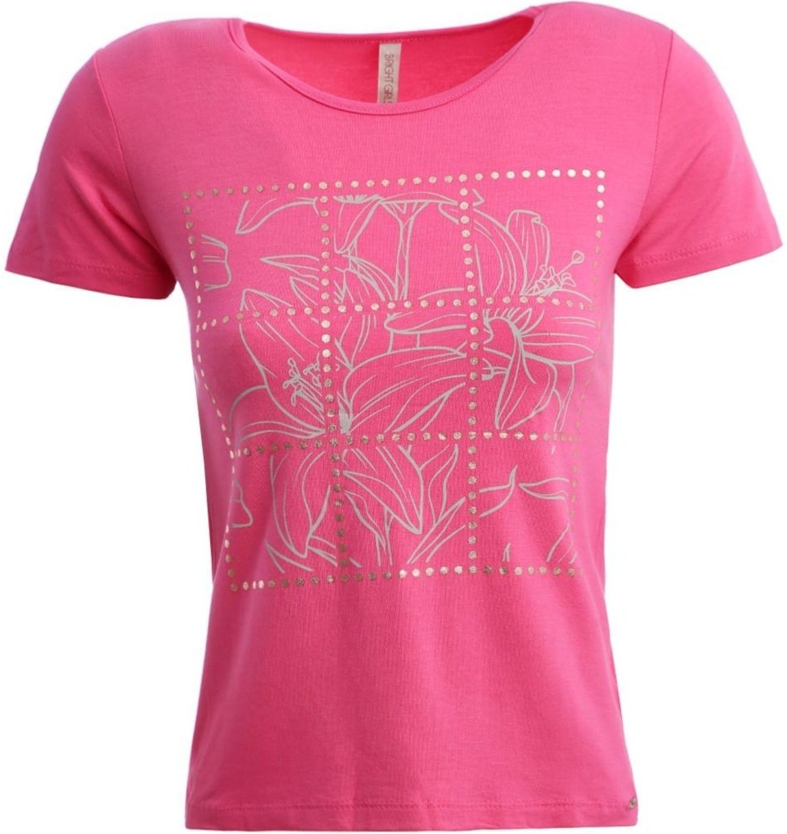 Imagem principal Blusa Estampada Manga Curta Feminina PINK Bright Girl'S rosa pink Bright Girl'S rosa pink