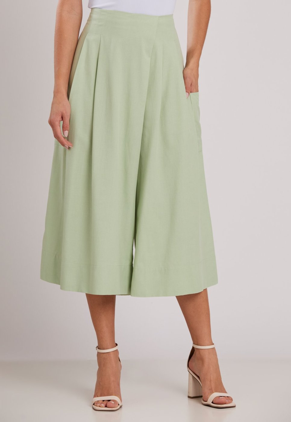 Calça Pantalona Miss joy 8482 Pantacourt Transpassada