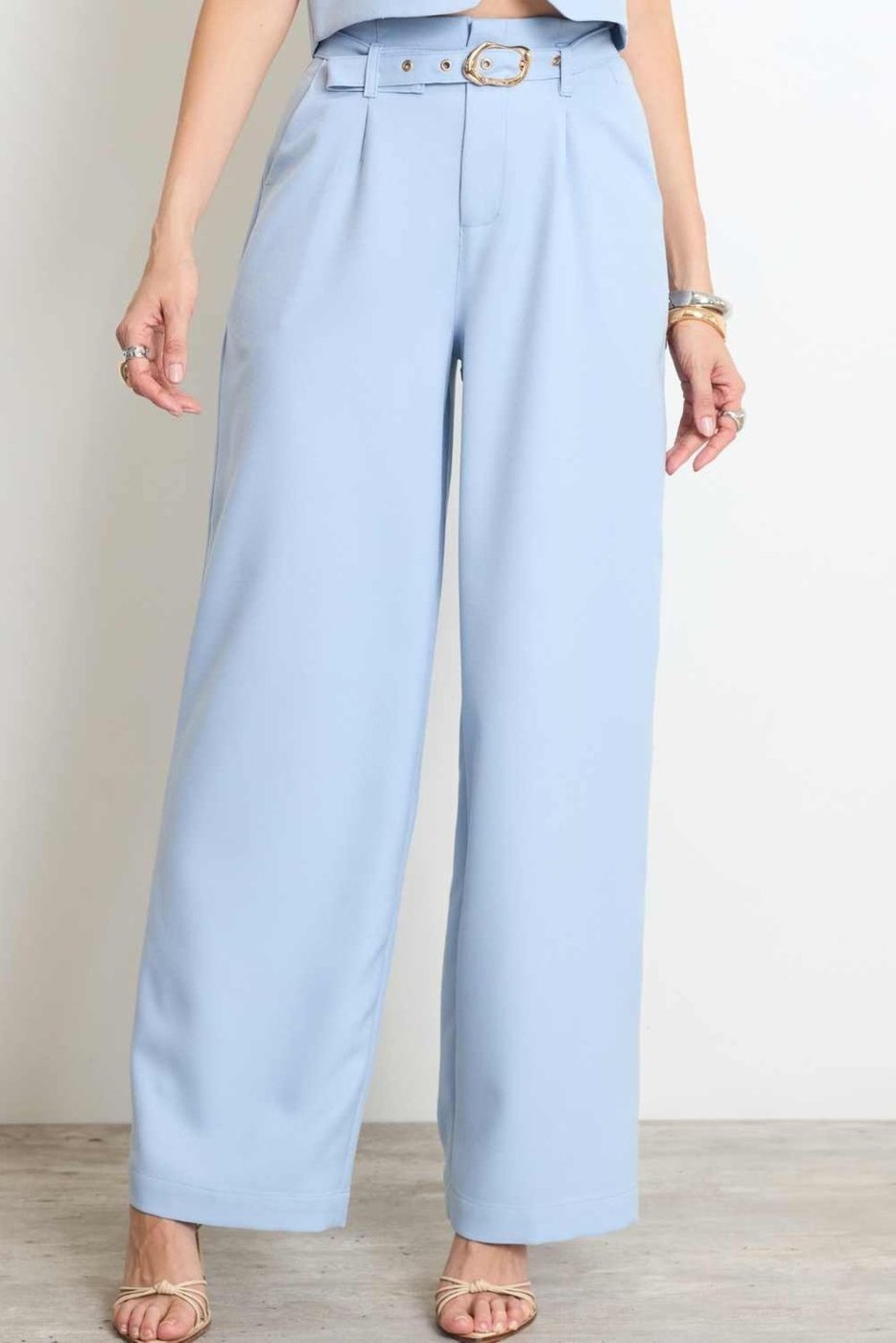 Calça Vanibele Wide Claro