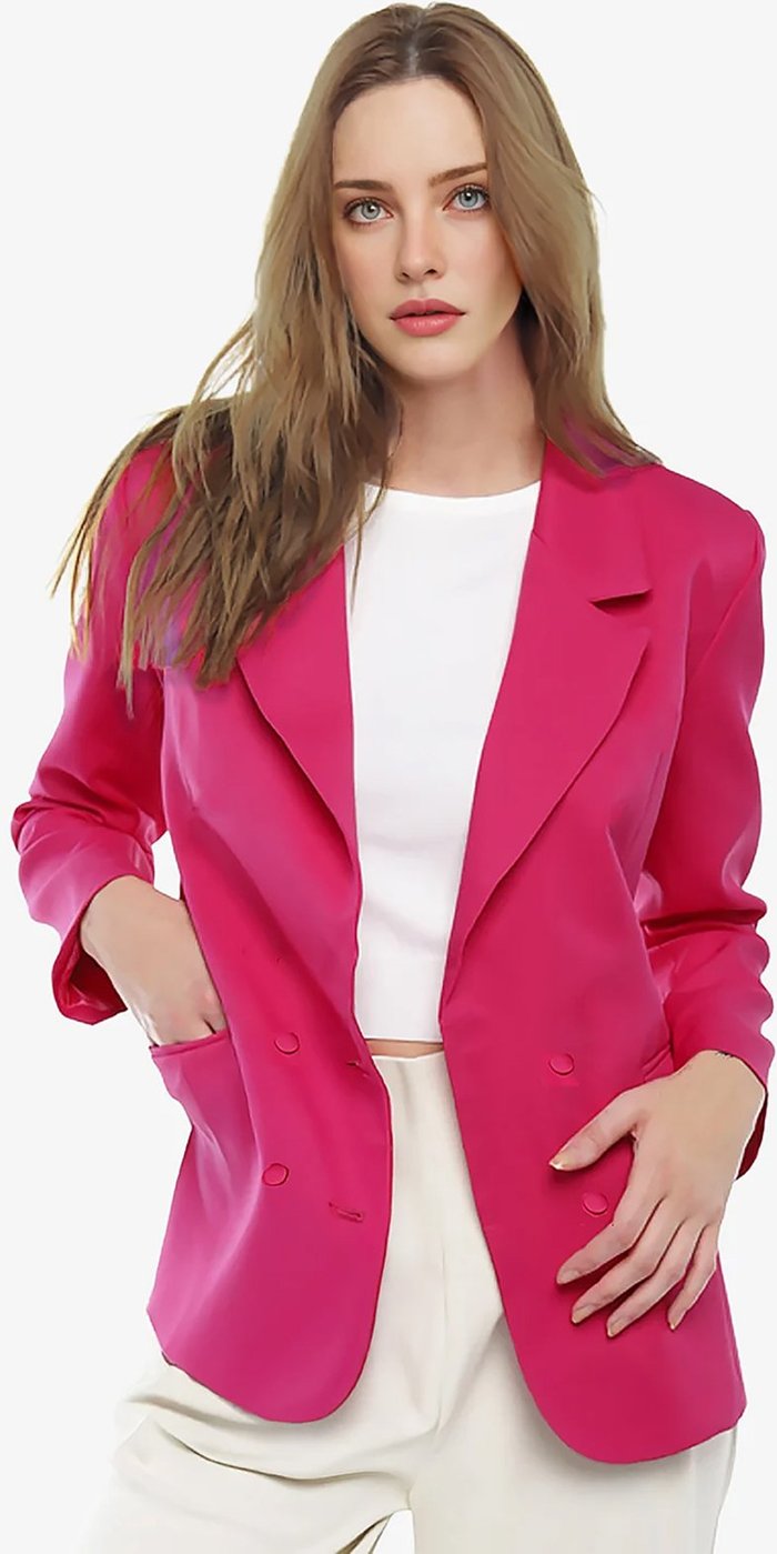 Blazer Feminino Max Fino Alfaiataria Forrado