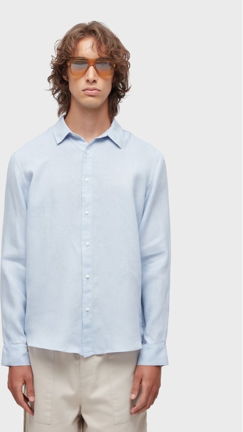 Imagem principal Camisa classic linen new ml Osklen azul Osklen azul