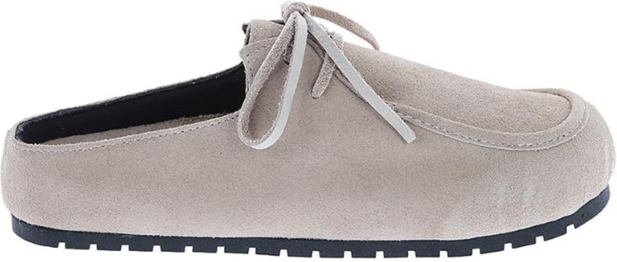 Imagem principal Sandy - Mule Feminino Camurça de Couro Legítimo Damannu Shoes bege Damannu Shoes bege