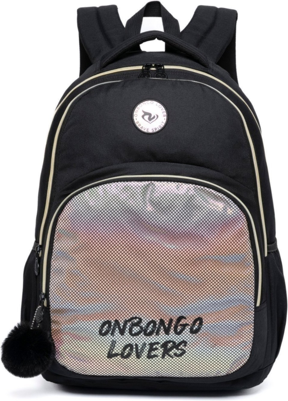 Imagem principal Mochila Onbongo Feminina Bolsa Escolar Notebook Original Dia a Dia preto Onbongo preto