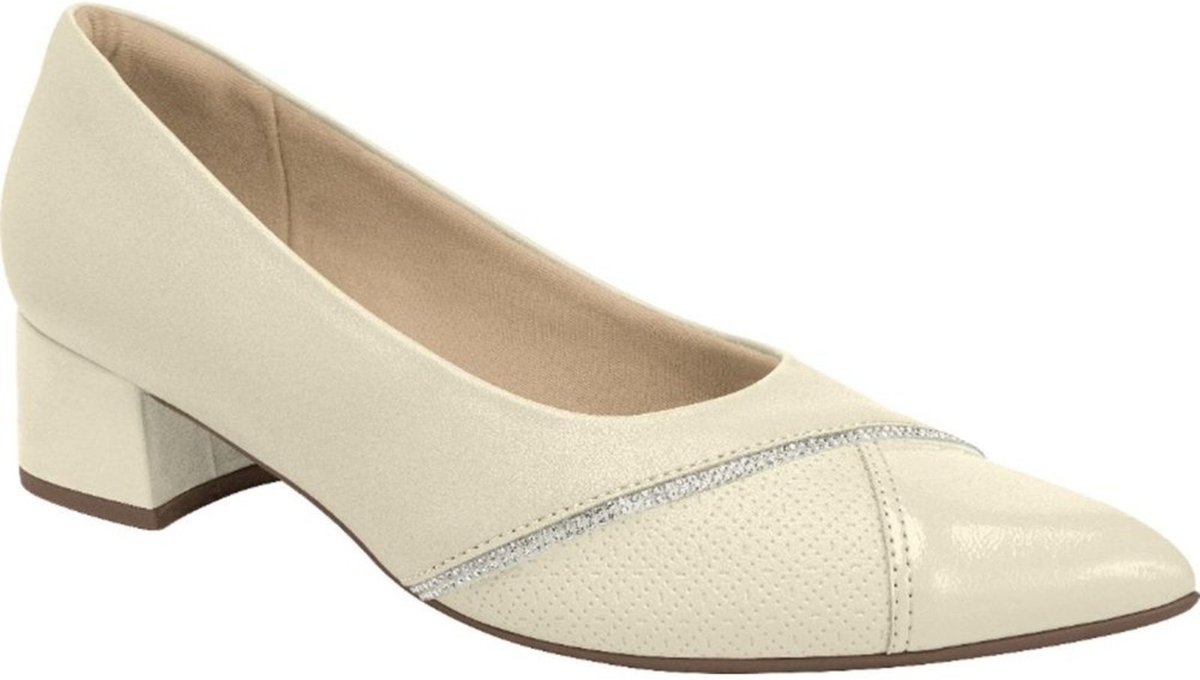 Imagem principal Scarpin Taci Salto Médio Off White Piccadilly branco white Piccadilly branco white
