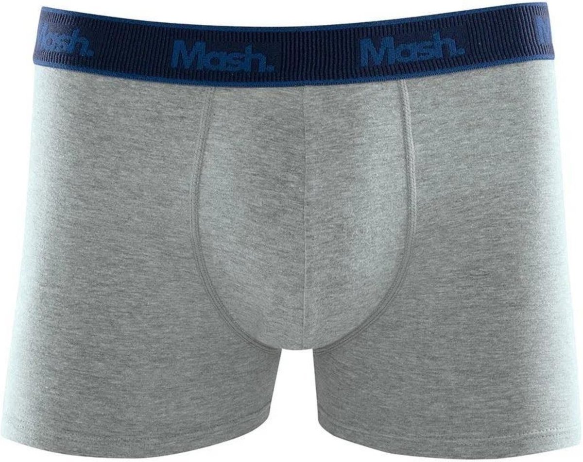 Imagem principal Cueca Boxer Cotton Mash Masculina Cós Elástico Azul marinho cinza azul MASH cinza azul
