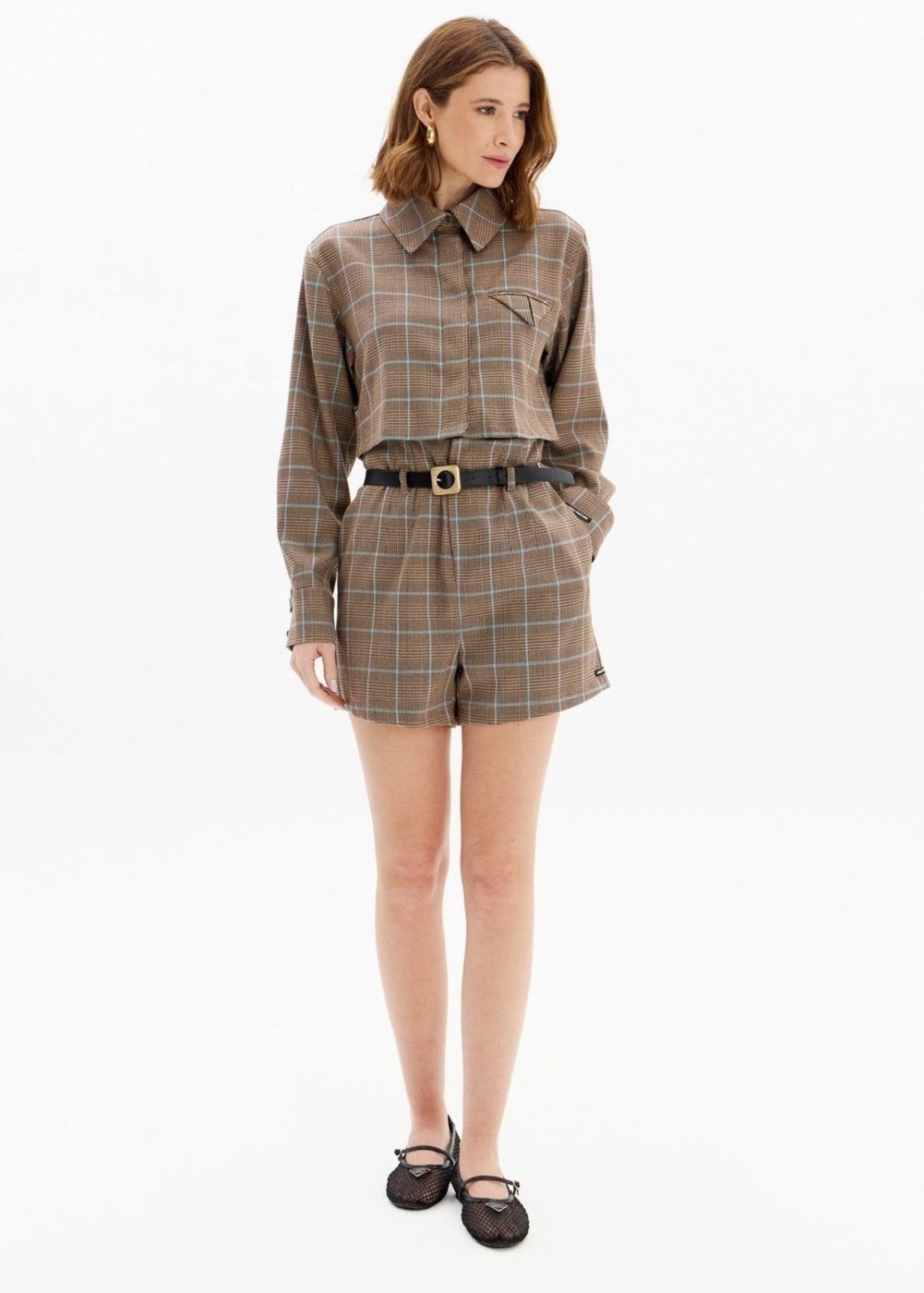 Bermuda Clochard Com Cintura Alta