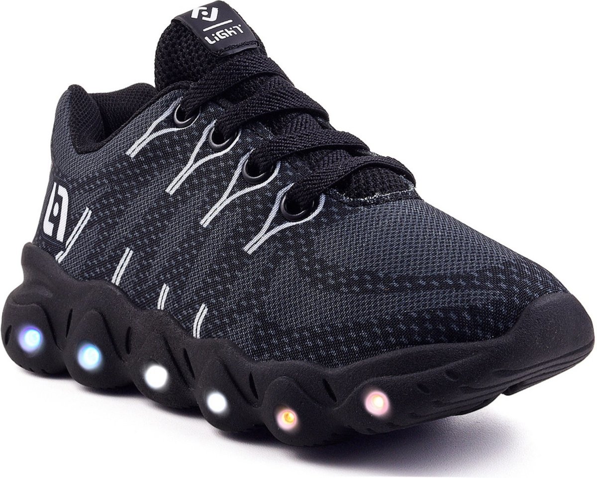 Imagem principal Infantil - Tenis De Led Meninos Escolar CALCADOS LGHT LIGHT preto CALCADOS LGHT LIGHT preto
