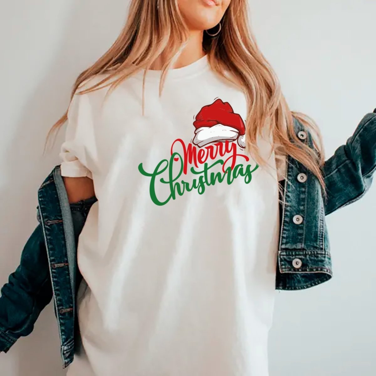 Imagem principal Camiseta Ousy Oversized Merry Christmas Estampa Natalina Unissex marrom ousy marrom
