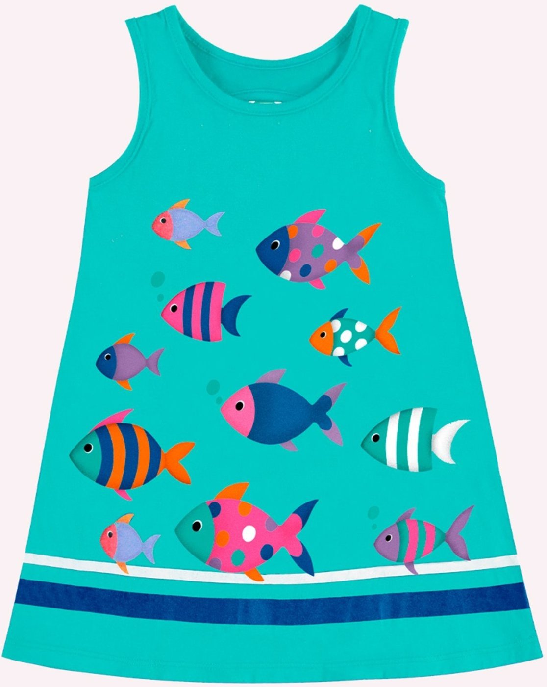 Infantil - Vestido Menina Peixinhos