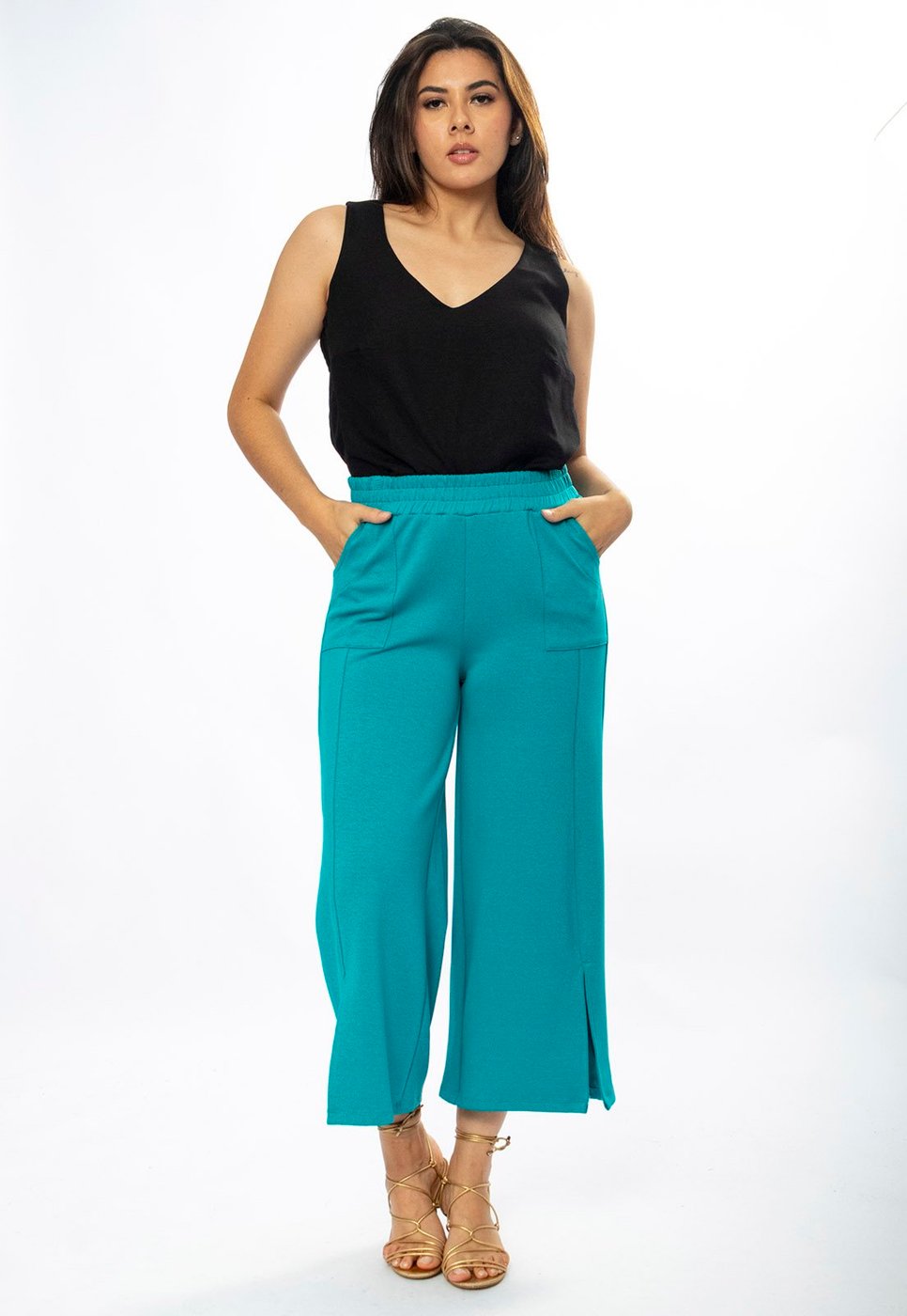 Calça Pantacourt Amazônia Vital Malha Encorpada