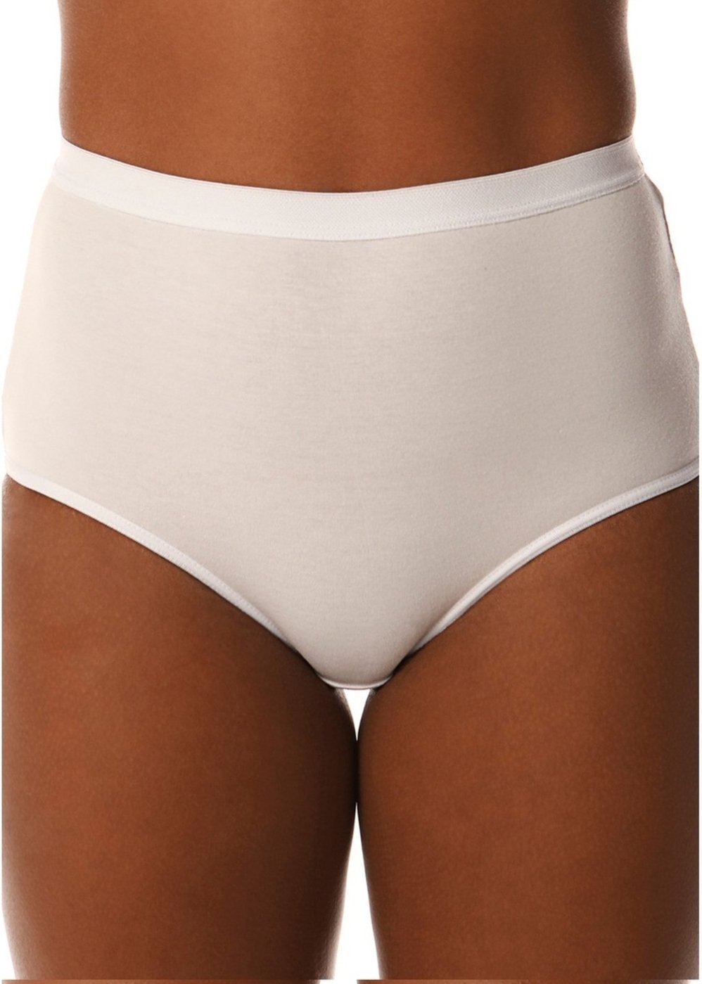 Imagem principal Calcinha Alta Cotton Demillus 57051 branco Demillus branco