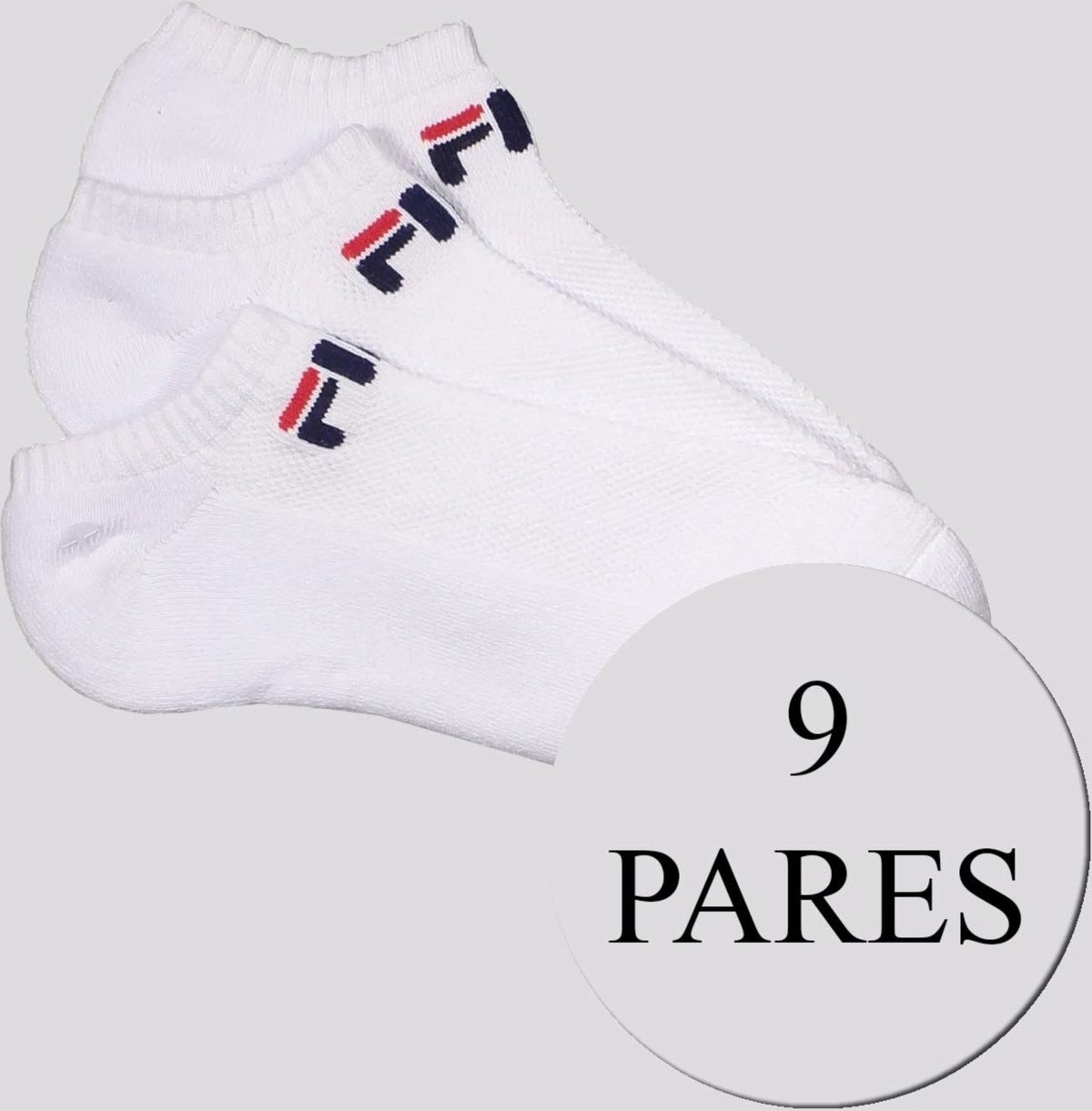 Kit Meia Fila Light 9 Pares Cano Curto