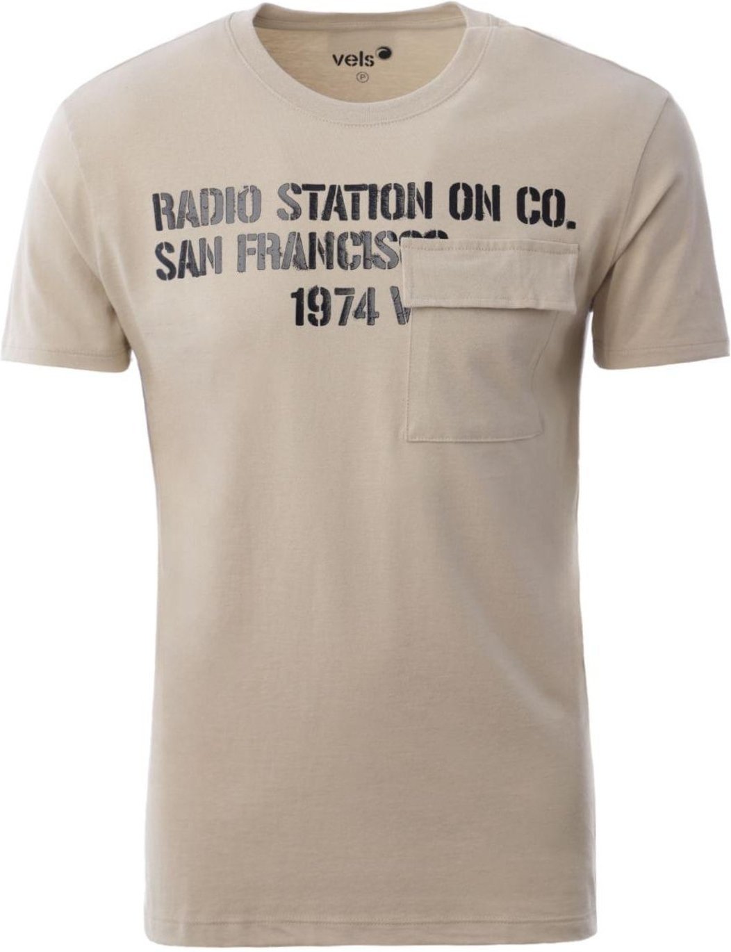 Imagem principal Camiseta Manga Curta Vels Masculina CAQUI marrom caqui Vels marrom caqui
