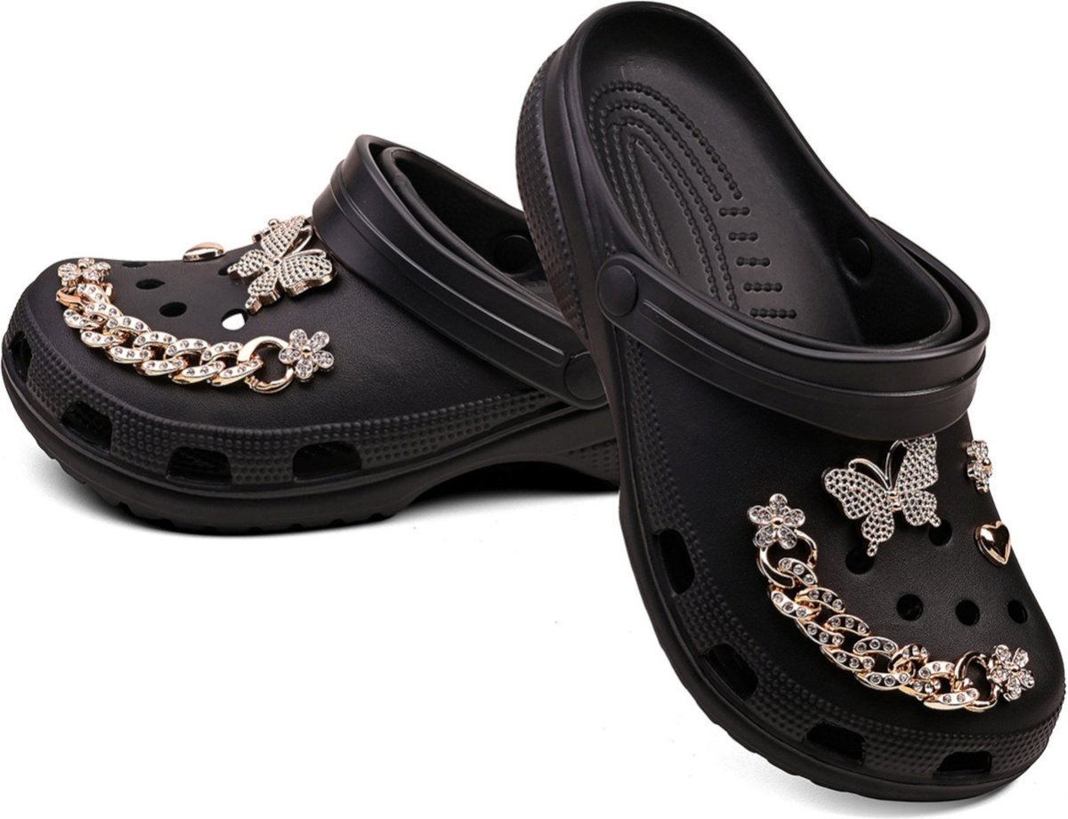 Infantil - Sandália Feminina Casual NYC Shoes Clog com Aplicações