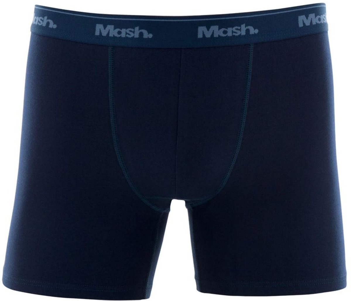 Imagem principal Cueca Boxer Longa Mash Masculina Cotton Algodão Elástico petróleo azul MASH azul
