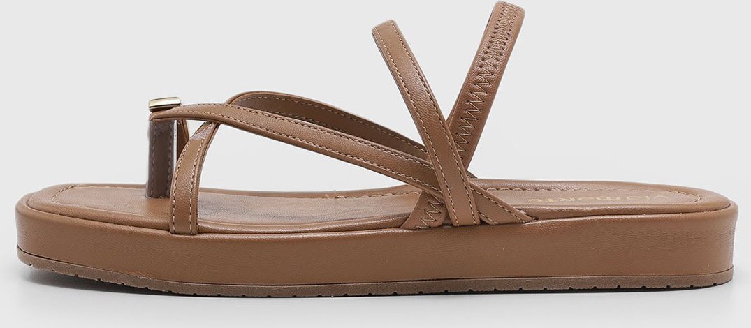 Rasteira Feminina Via Marte Tiras Fechada