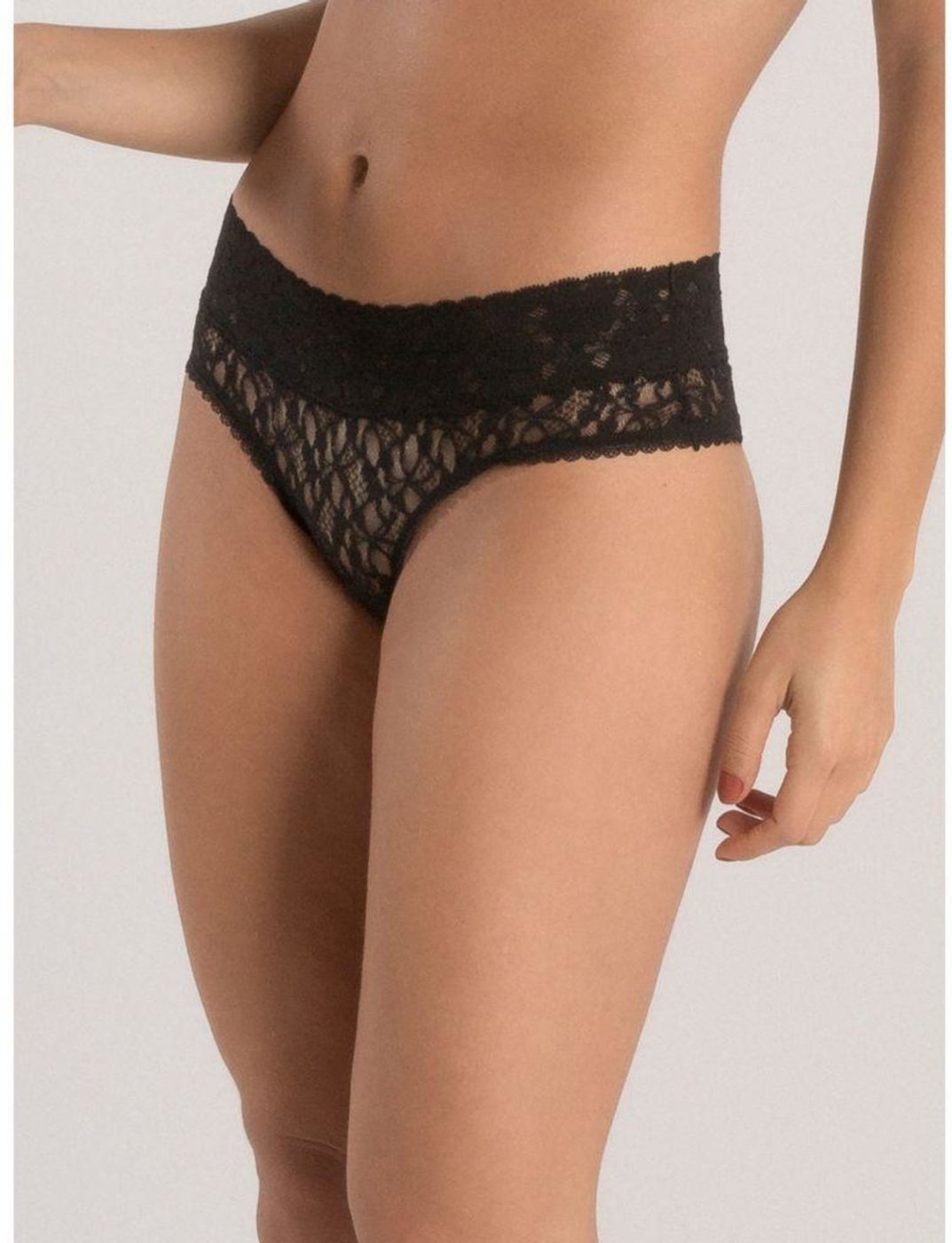 Imagem principal Calcinha Caleçon Renda Sweet Lace Loungerie preto Loungerie preto