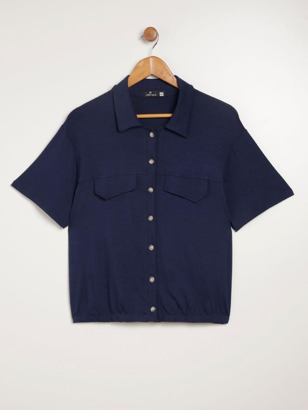 Imagem principal Camisa Manga Curta Autentique Plus Feminina azul Autentique azul