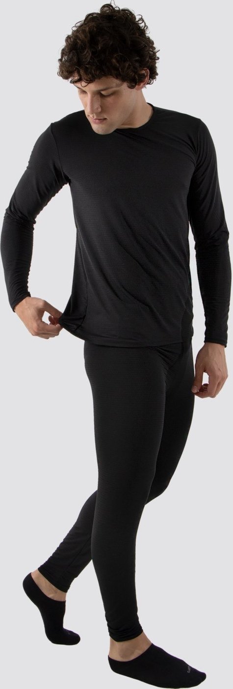 Conjunto Térmico Rioutlet Calça + Blusa Manga Longa Poliflex Preta