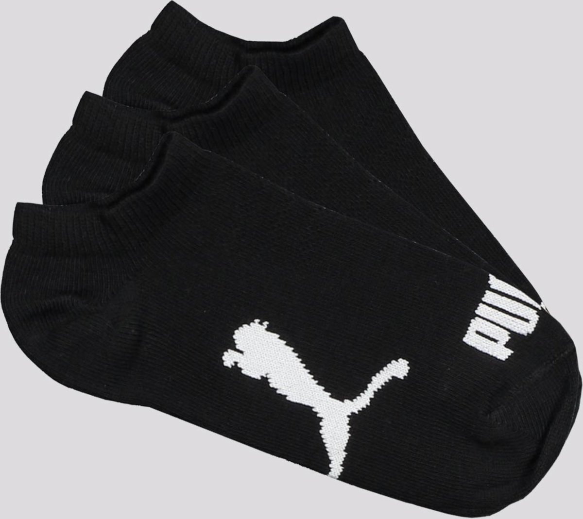 Kit Meia Puma Sapatilha 3 Pares Preta