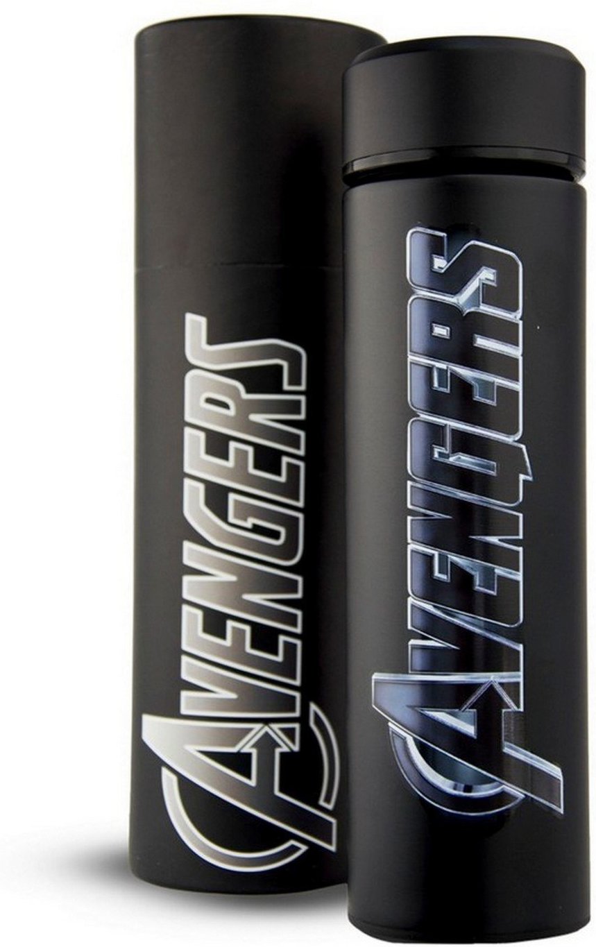 Imagem principal Garrafa Marvel Avengers 500ml Aço Inoxidável Resistente Vingadores azul/preto Marvel azul/preto