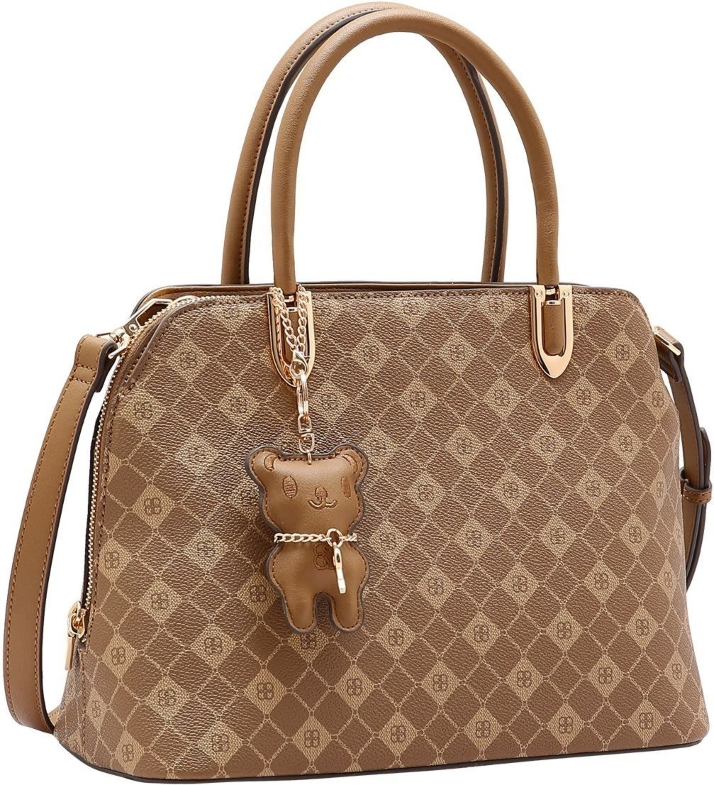 Bolsa Feminina Chenson Monograma Elemento Gráfico 3485386 Natural