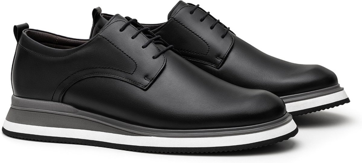 Imagem principal Sapato Oxford Sapatofran Masculino Couro Abisai Conforto preto Sapatofran preto