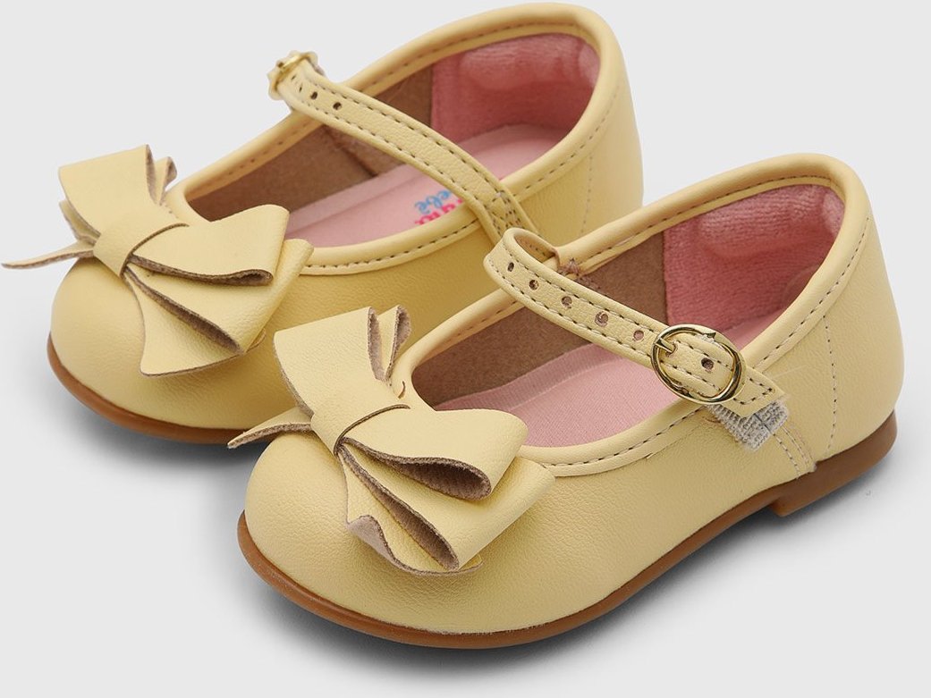 Infantil - Sapatilha Molekinha Laço Amarela