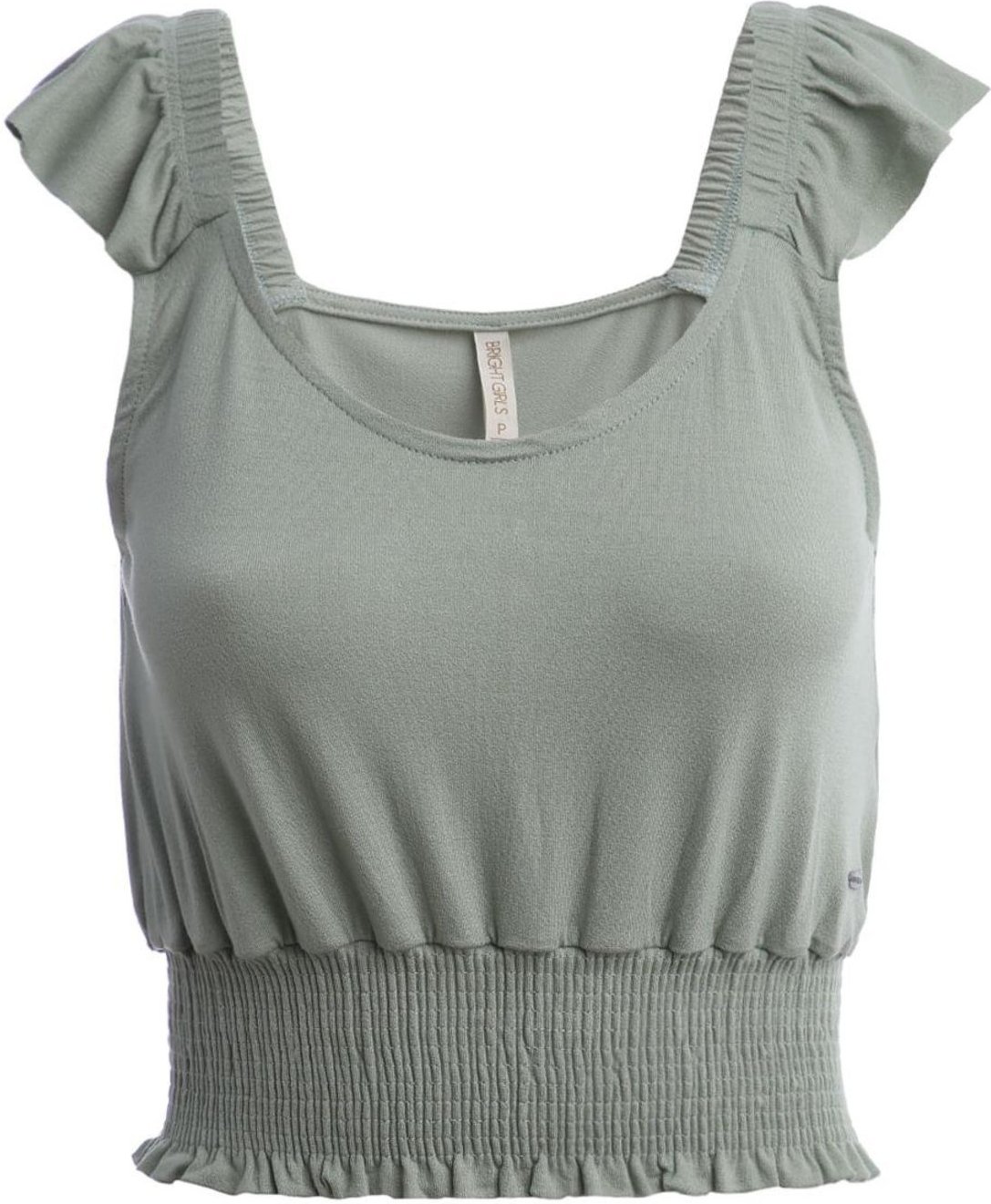 Imagem principal Blusa Cropped Frente Única Feminina CLARO Bright Girl'S verde Bright Girl'S verde