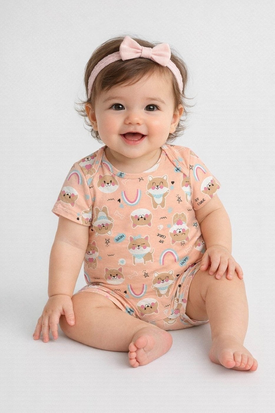 Infantil - Macacão Unissex Estampado Elian