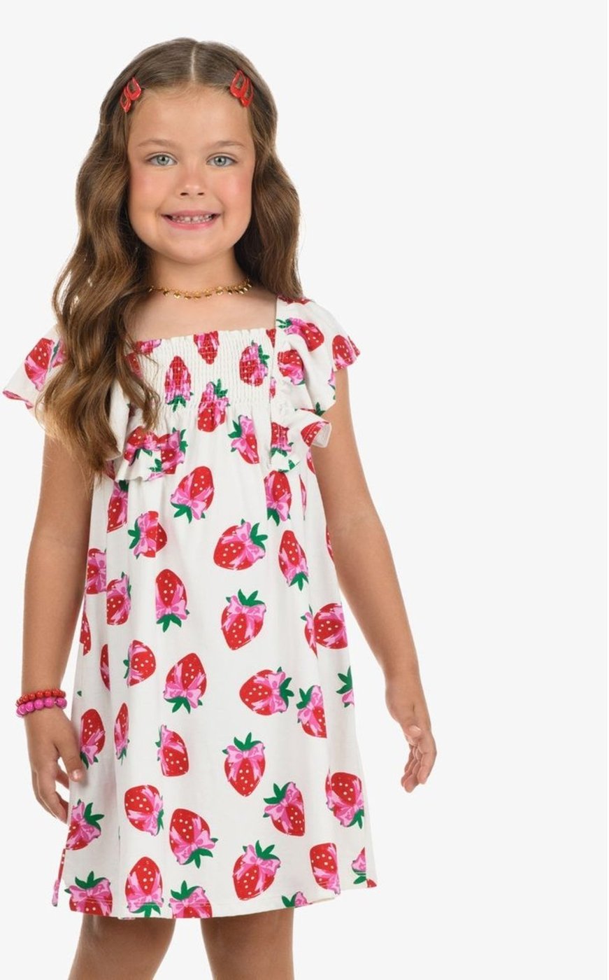 Infantil - Vestido em Meia Malha Menina Rovi