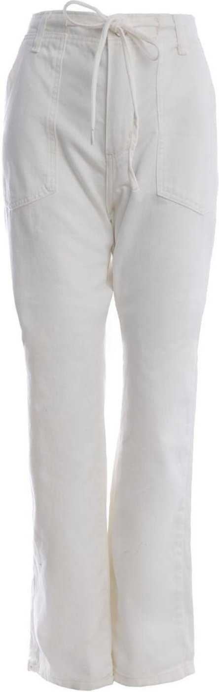 Calça Sarja Reta Sawary Feminina OFF WHITE