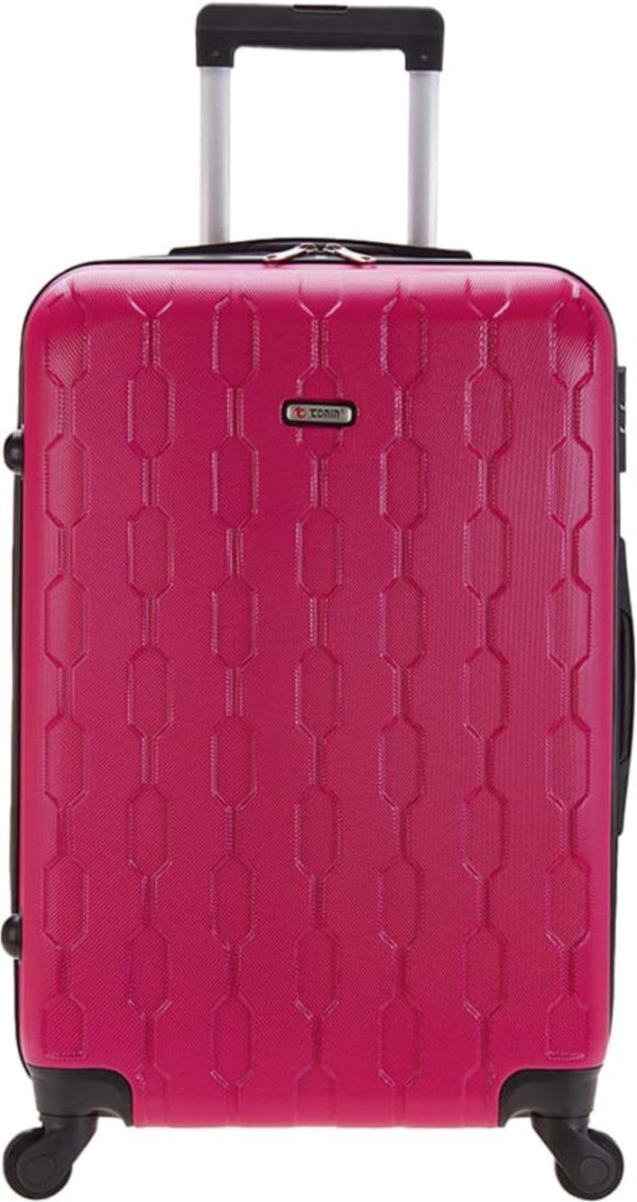 Imagem principal Mala Tonin Frevo Rígida Cadeado Grande rosa Tonin rosa