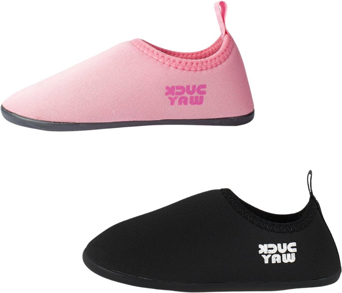 Imagem principal Infantil - Kit 2 Pares Sapatilha Menina Aquática Antiderrapante Piscina Rosa e Angipé preto/rosa rosa Angipé preto/rosa rosa