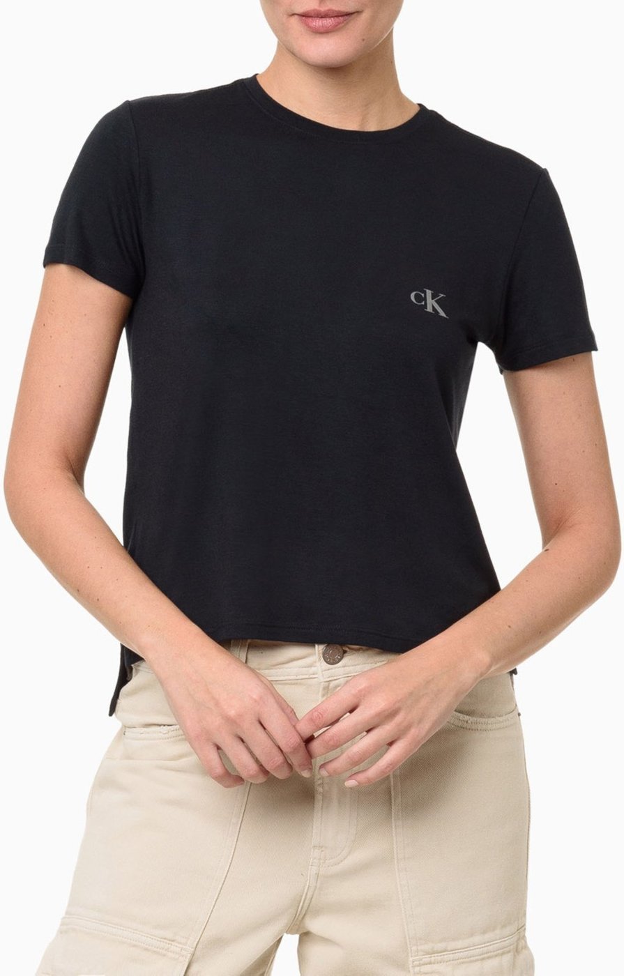 Camiseta Feminina Viscolycra Calvin Klein Jeans