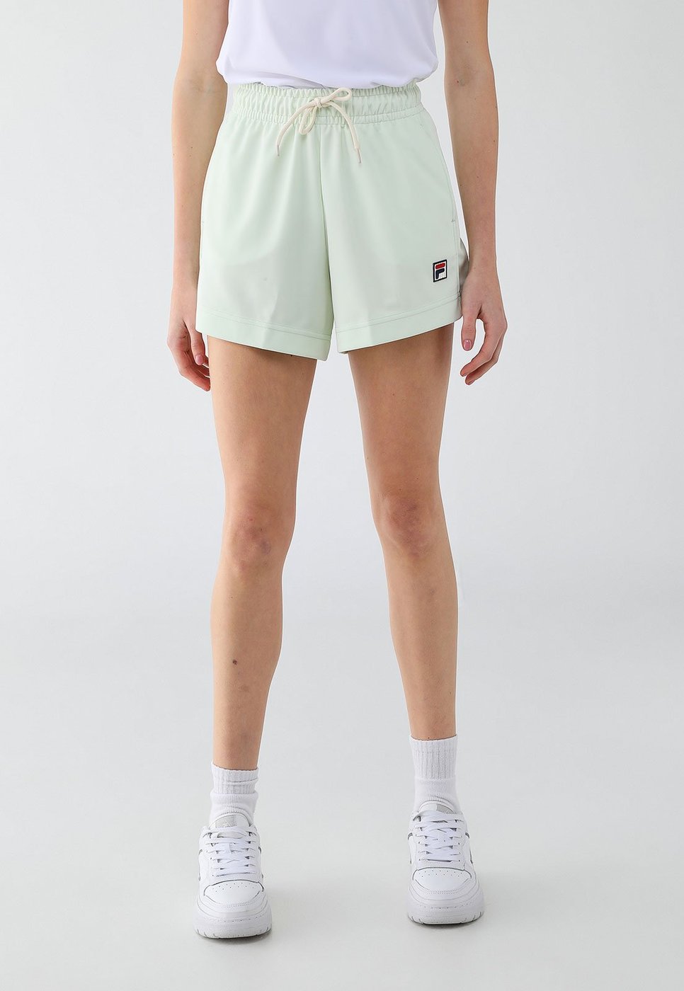 Imagem principal Shorts Feminino Fila Heritage Cintura Alta Claro verde Fila verde