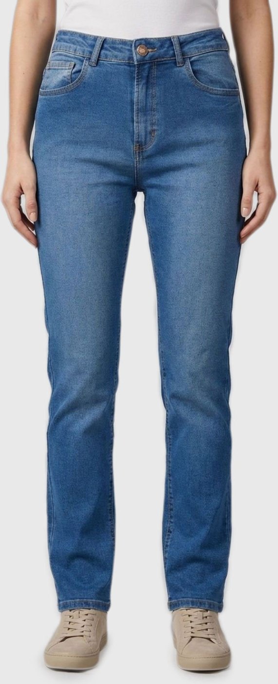 Calça Feminina Lez a Lez Jeans Reta