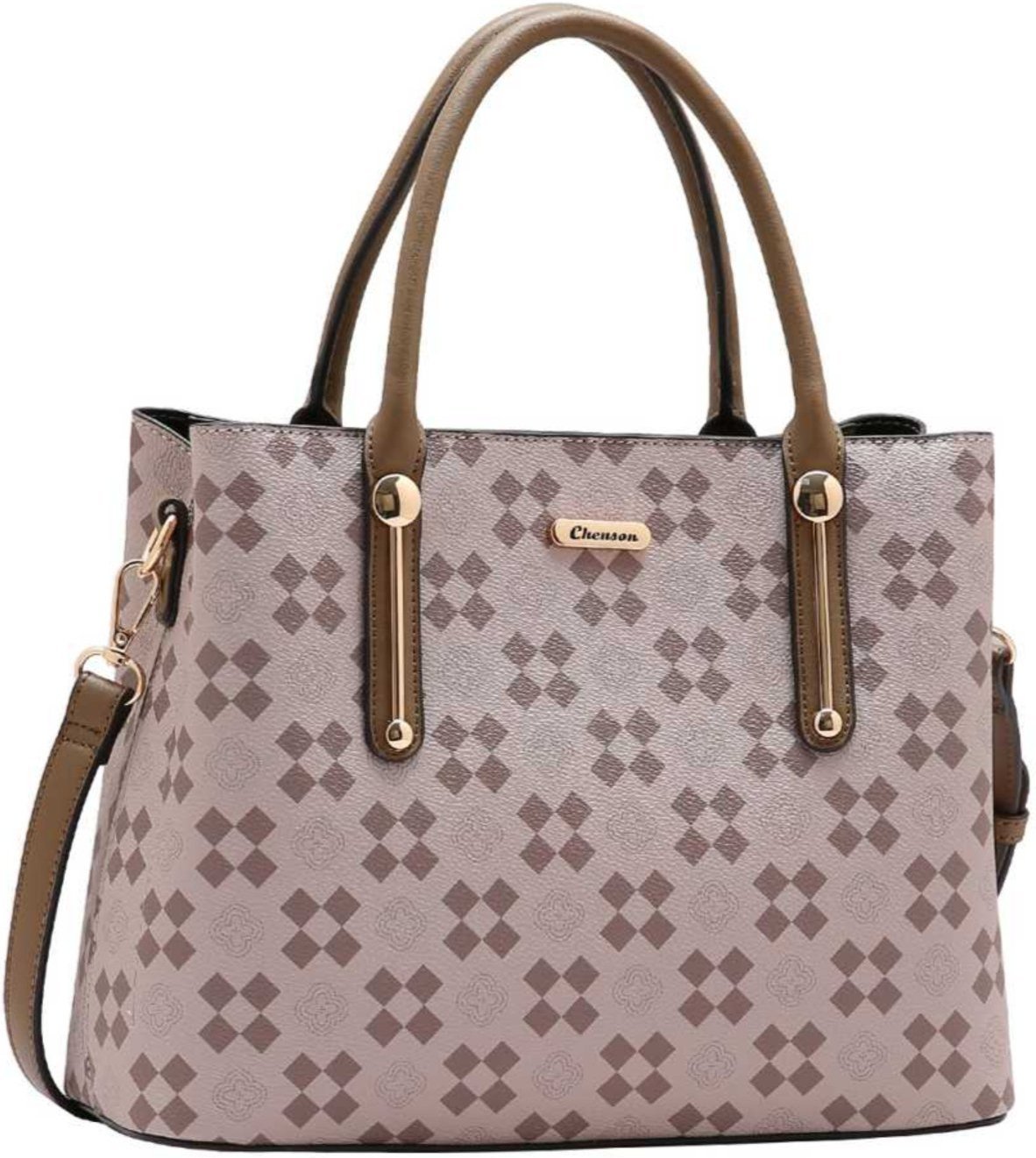 Bolsa Feminina Chenson New Elemento Gráfico 3485295 Natural