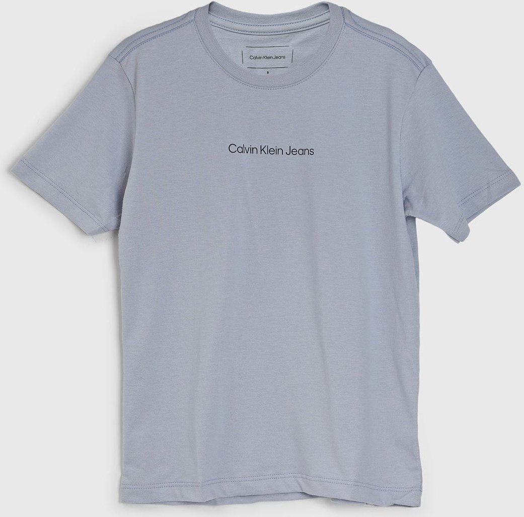 Infantil - Camiseta Calvin Klein Logo Claro