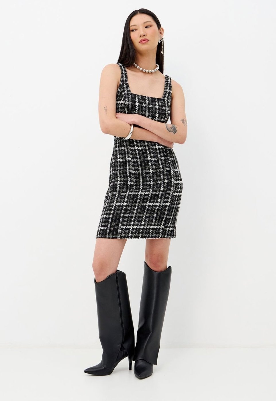 Vestido Tweed Crush Feminino