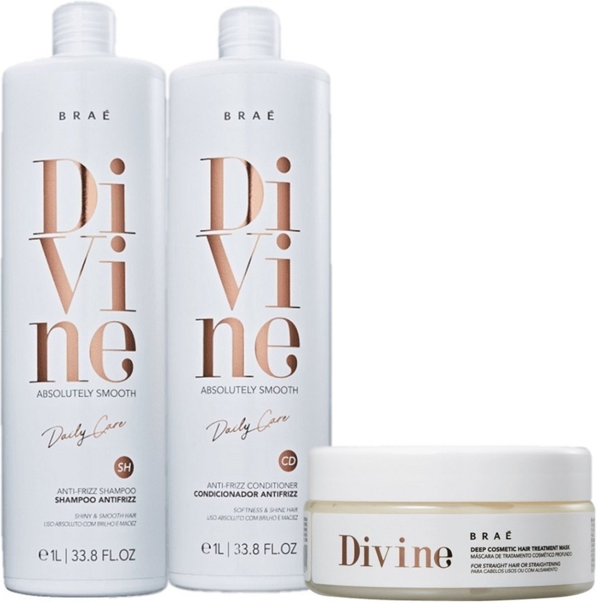 Kit BRAE Divine Hidratacao Capilar (3 Produtos)