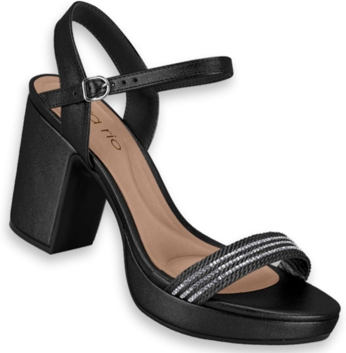 Imagem principal Sandalia Beira Rio 8371.222 Feminina BR SPORTS preto BR SPORTS preto