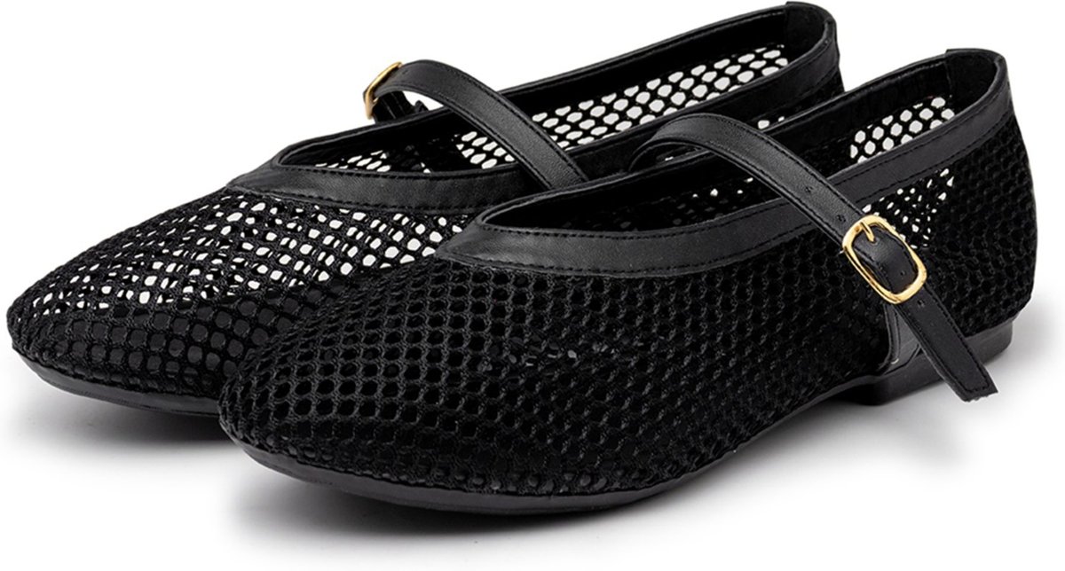 Imagem principal Sapatilha De Tela Feminina Tendência Bico Redondo 5400 Preta Hannah Footwear preto Hannah Footwear preto