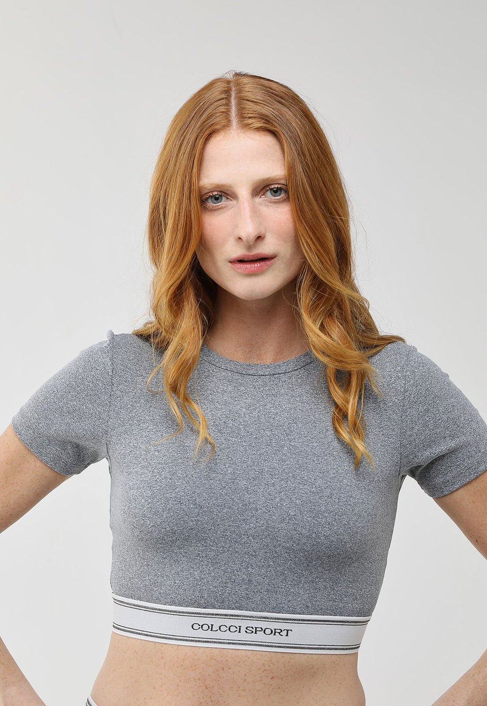 Blusa Cropped Feminina Colcci Sport Faixa Elástica